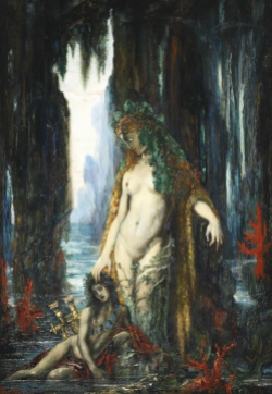 Le Poète et la Sirène, 1886, by Gustave Moreau