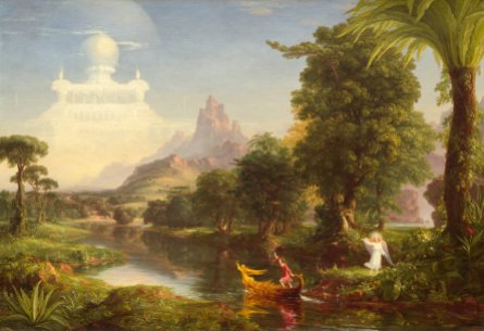 The Voyage of Life: Youth, 1842, by Thomas Cole