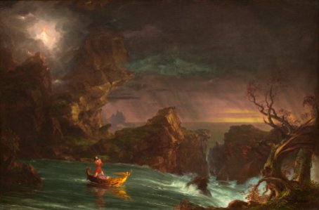 The Voyage of Life: Manhood, 1842, by Thomas Cole