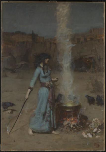The Magic Circle, 1886, by John William Waterhouse